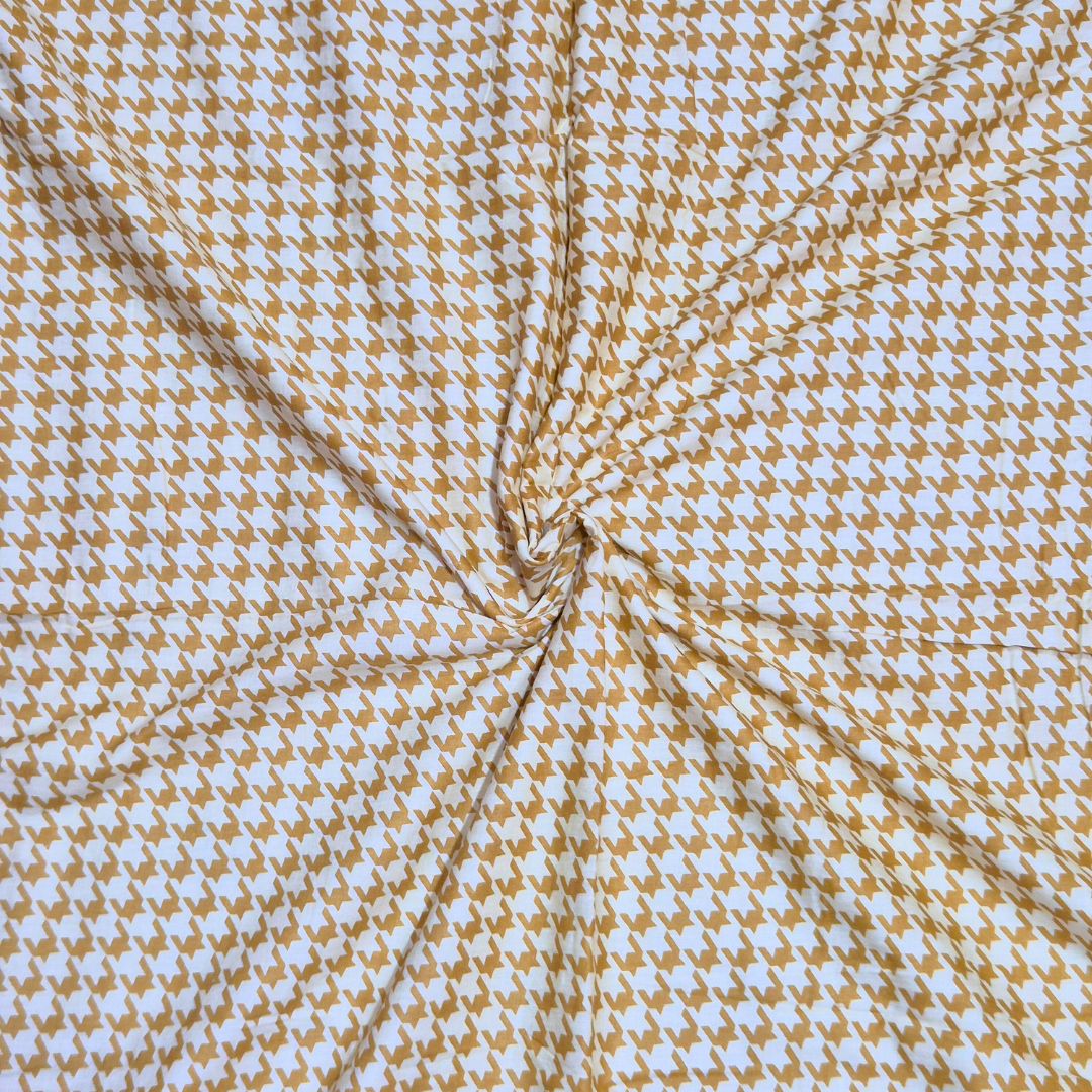 100% Cotton Reversible AC Dohar Double bed - Yellow Florals - Image 3