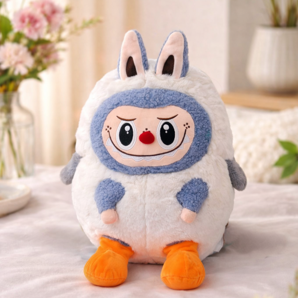 Soft Toy Cum Blanket - Labubu
