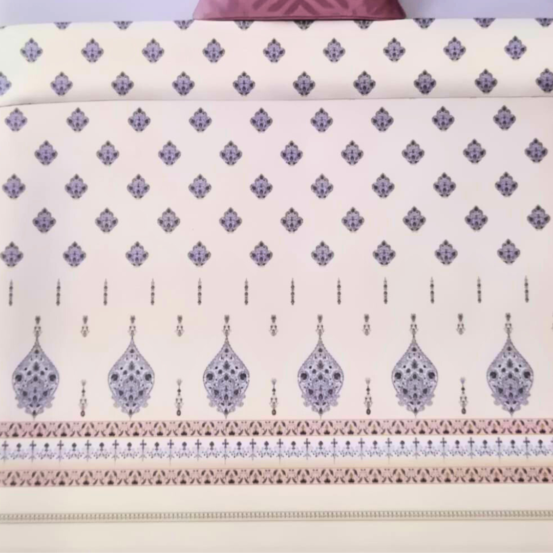 100%Cotton King bedsheet with 2 pillow covers - Royal Charm - Image 3