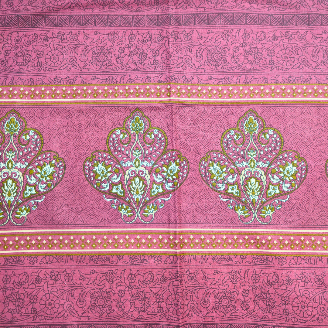 100%Cotton King bedsheet with 2 pillow covers - Royal Charm - Image 4