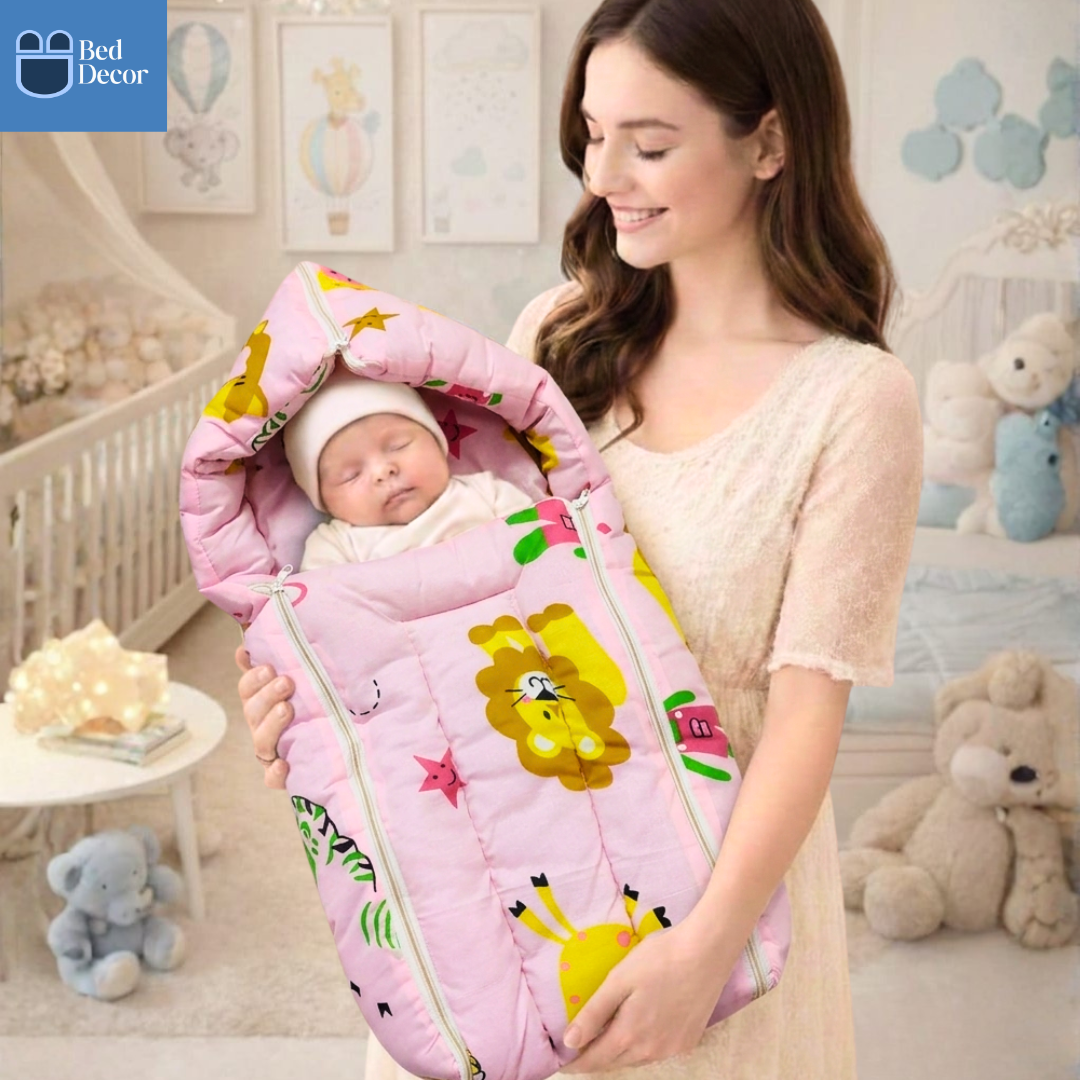 Organic Cotton Baby Carrier  - Pink