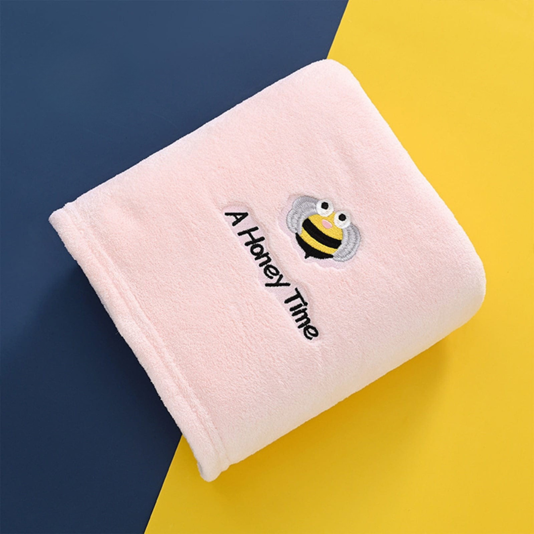 Premium Kids Bath Towel | Quick Drying - Honey Time