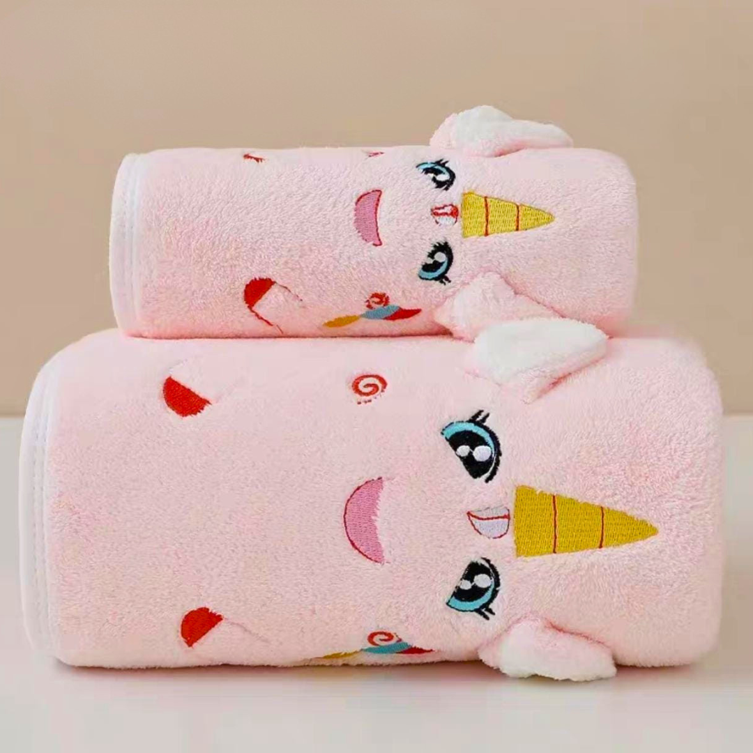 Premium Kids Bath Towel | Quick Drying - Unicorn