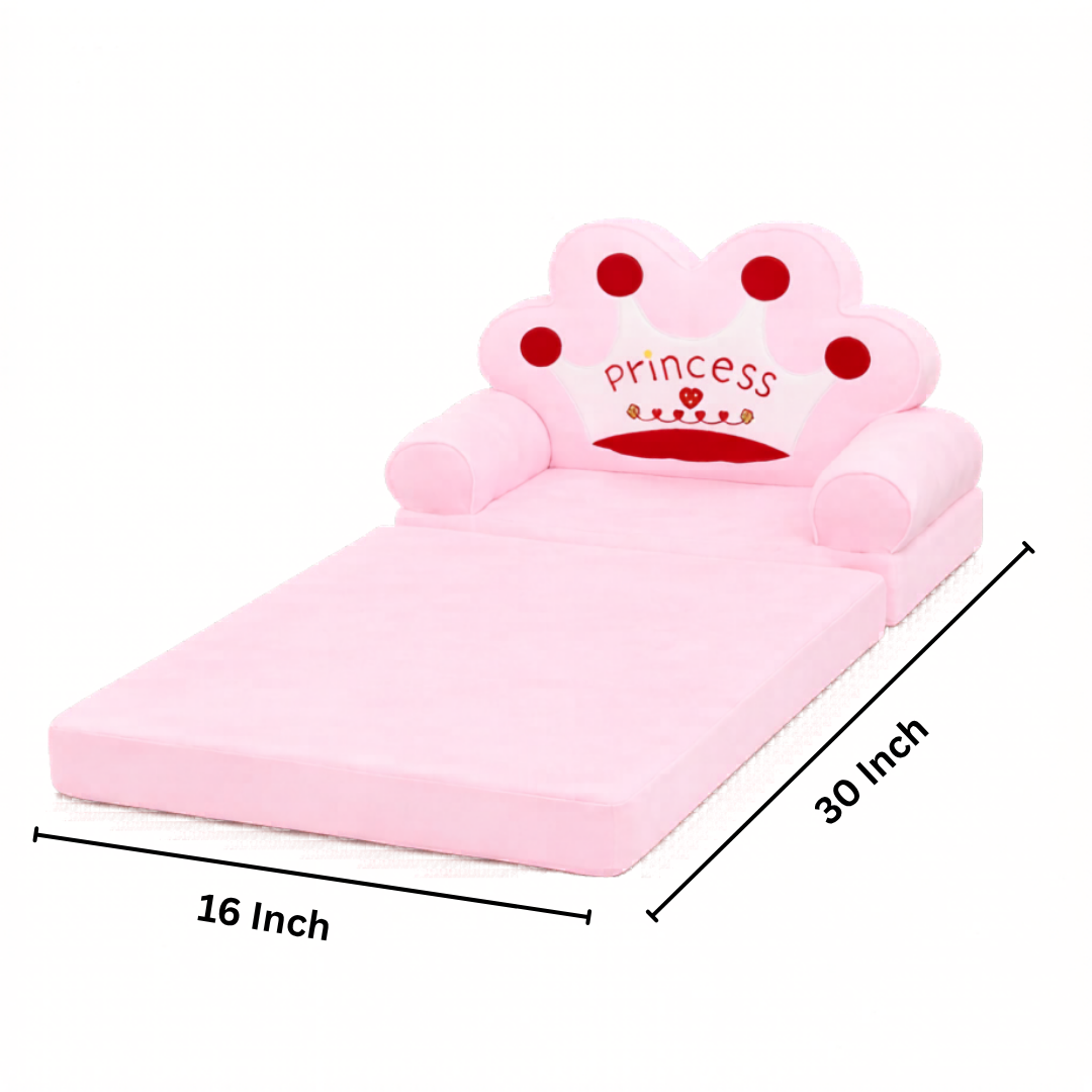 Kids Sofa Cum Bed - Princess - Image 3