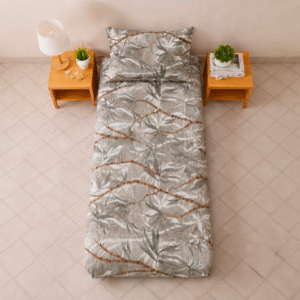 Bajaj Cotton Single Bed bedsheet Pair with pillow covers - Misty Willow